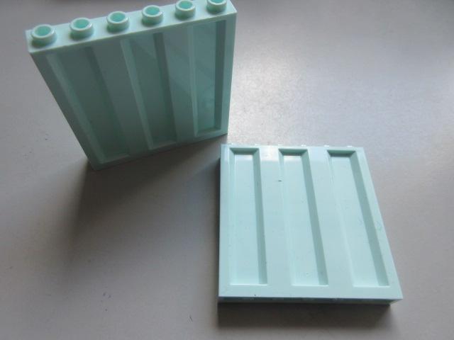 nr. 8049, 2 Panelen 1x6x5, Ophalen of Verzenden, Zo goed als nieuw, Complete set, Lego