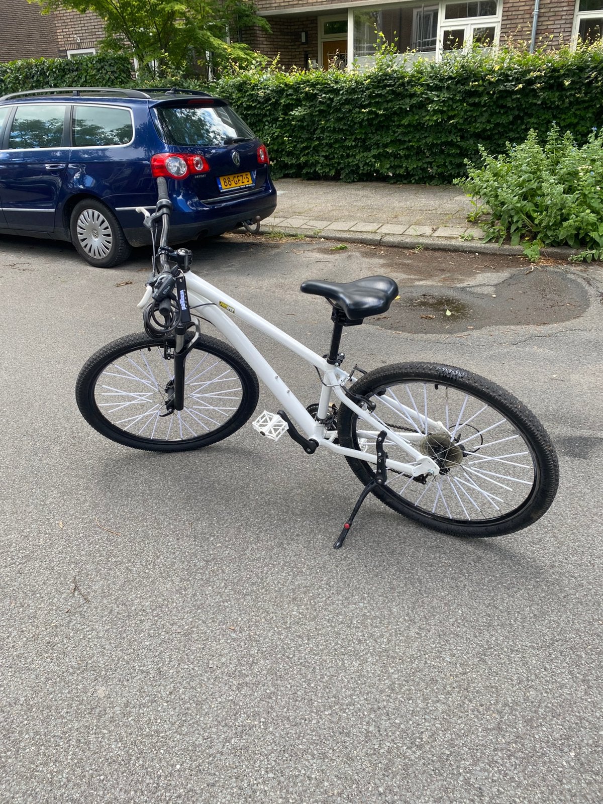 Custom white mountainbike perfect voor converison kit, Ophalen of Verzenden, Overige merken