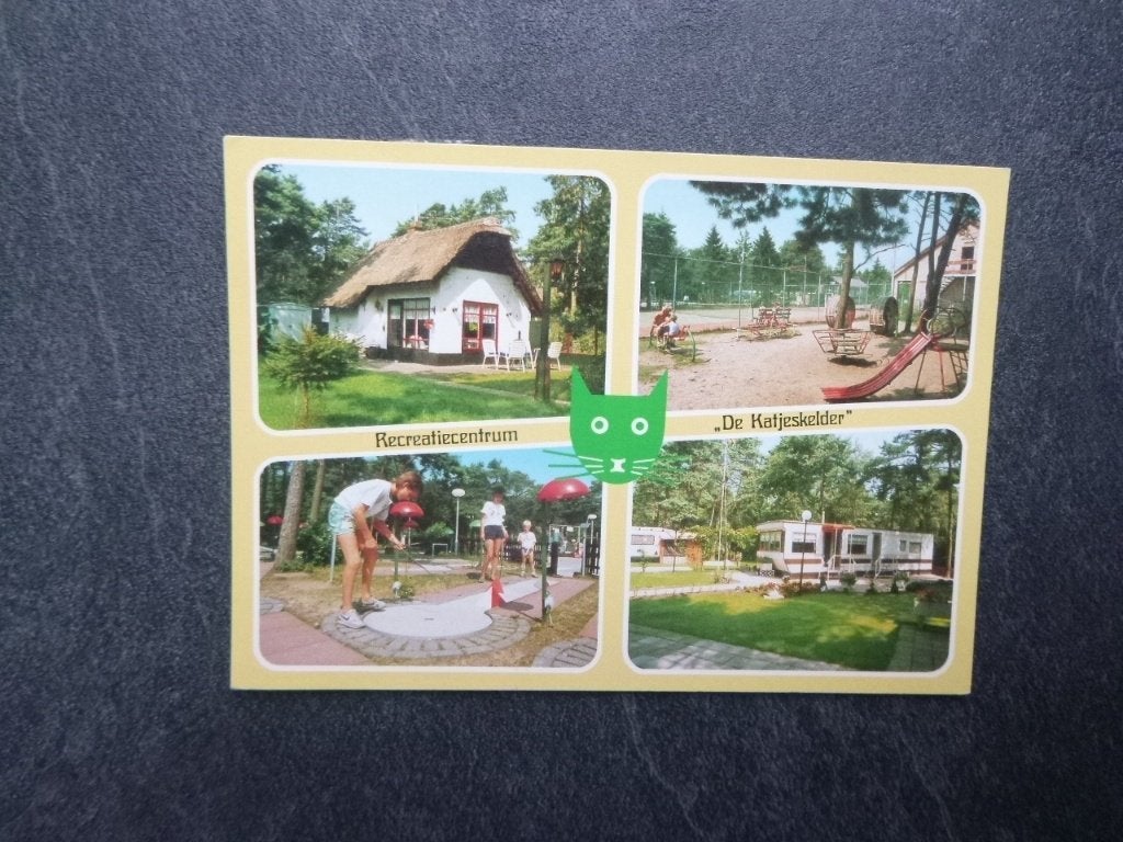 Oosterhout, de Katjeskelder, midgetgolf 1988, Verzenden, 1980 tot heden, Gelopen, Noord-Brabant