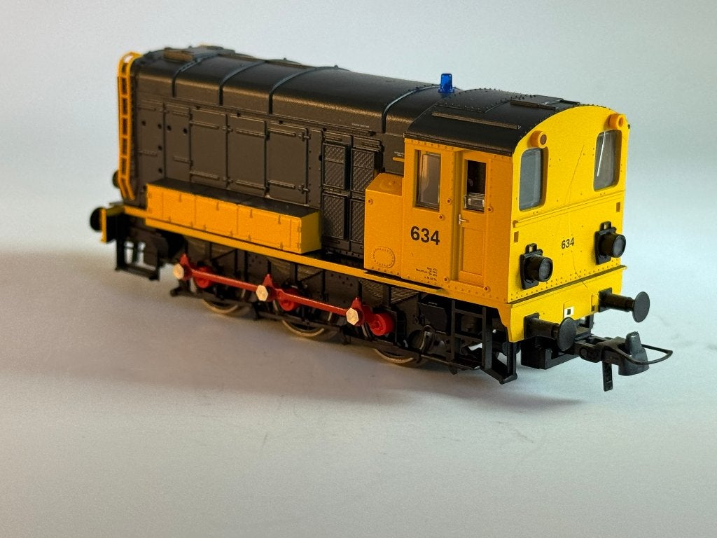 Roco 63955 H0 Dieselloc NS 634 Hippel geel/grijs DC analoog, Handelsnaam: Modelleisenbahn GmbH (merk Roco), Ophalen of Verzenden