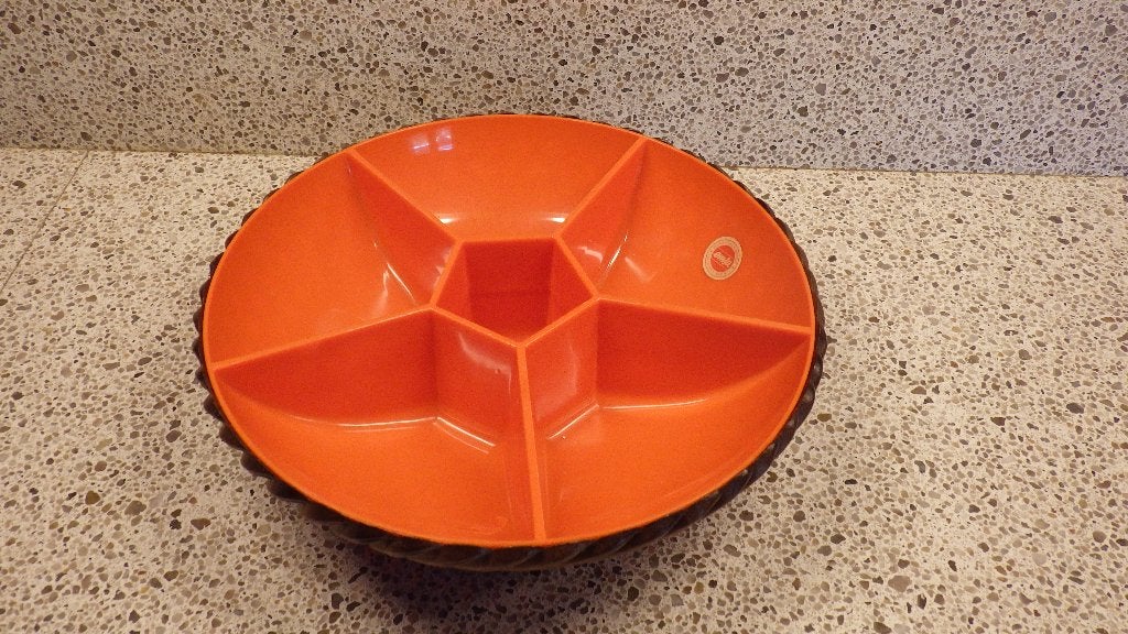 mooie retro snackschaal, Verzamelen, Retro, Ophalen of Verzenden, Huis en Inrichting
