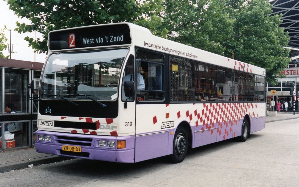 BBA Busfoto  310 tilburg 13-8-1991, Verzenden, 1980 tot heden, Noord-Brabant