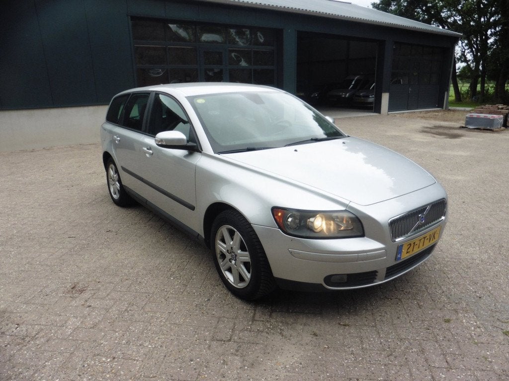 Volvo V50 1.8 Edition I, Auto's, Volvo, Voorwielaandrijving, 4 cilinders, Leder en Stof, Grijs