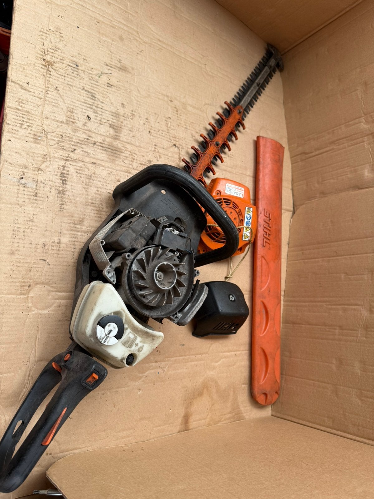 Stihl HS82T heggenschaar, Ophalen of Verzenden, Gebruikt, Benzine