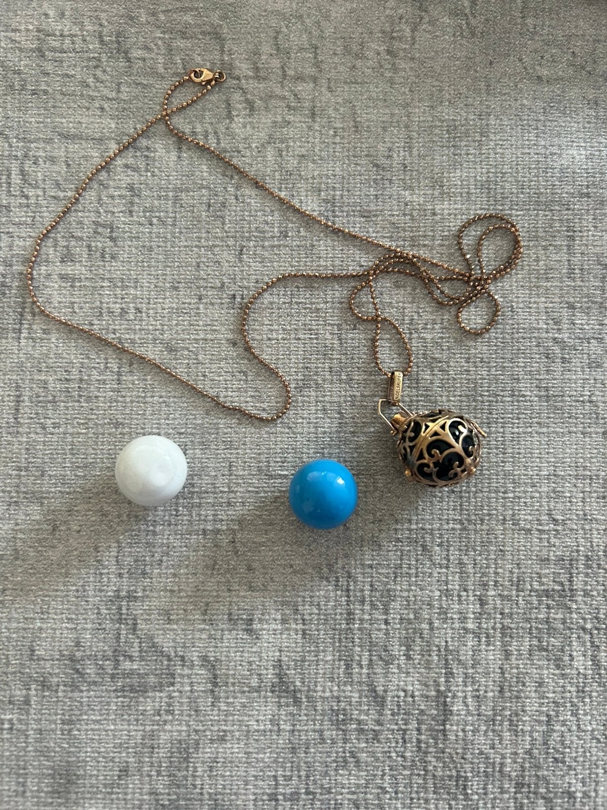 Prachtige originele Engelsrufer rose, Sieraden, Tassen en Uiterlijk, Kettingen, Ophalen of Verzenden, Zo goed als nieuw, Goud