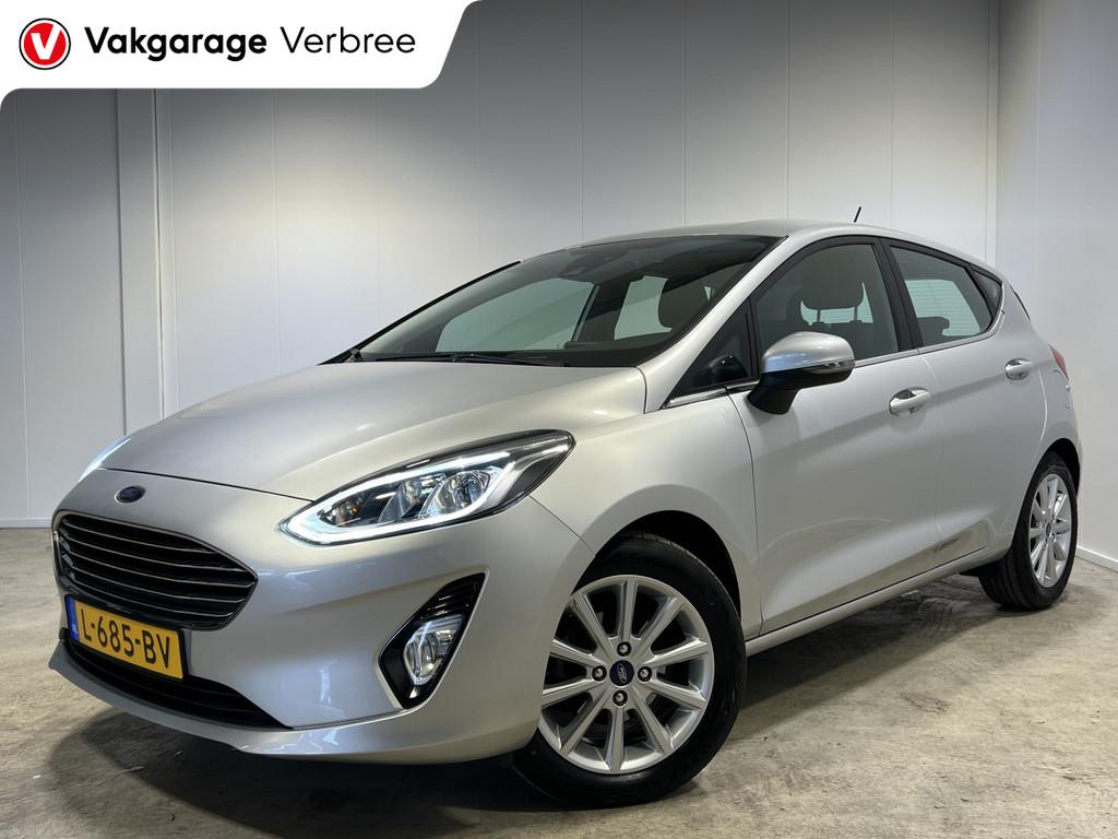 Ford Fiesta 1.0 EcoBoost Titanium | Apple Carplay/Android Au, Voorwielaandrijving, 94 pk, Stof, Lichtsensor