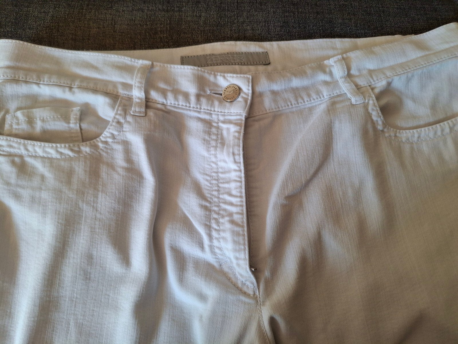 Witte Zerres Jeans - Maat 44, Wit, Maat 42/44 (L), Ophalen of Verzenden, Zo goed als nieuw