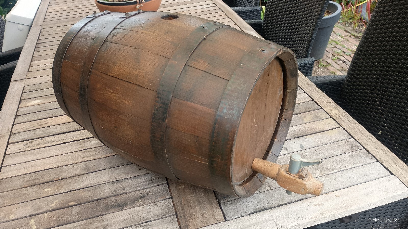 Wijnvat, 150 liter of meer, Ophalen of Verzenden, Hout