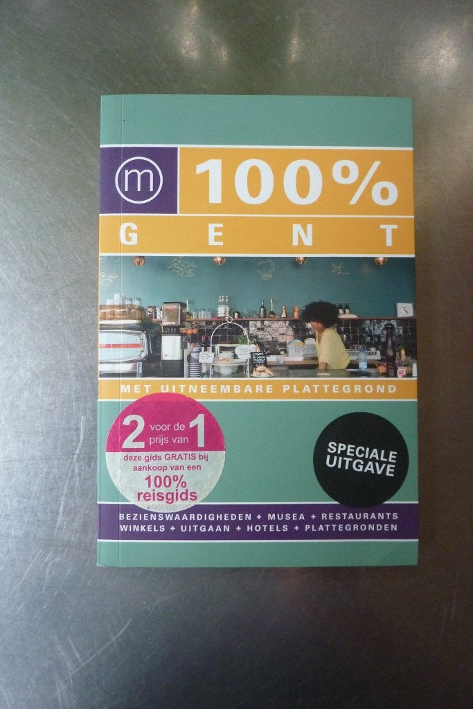 100% Gent speciale uitgave, Overige merken, Fiets- of Wandelgids, Budget, Ophalen of Verzenden
