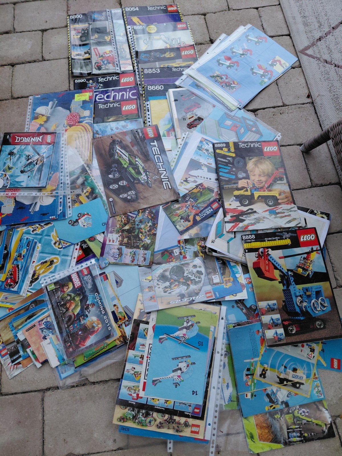 9 kilo Grote partij LEGO handleidingen (Technic, City, Ninj, Ophalen of Verzenden, Gebruikt, Overige merken