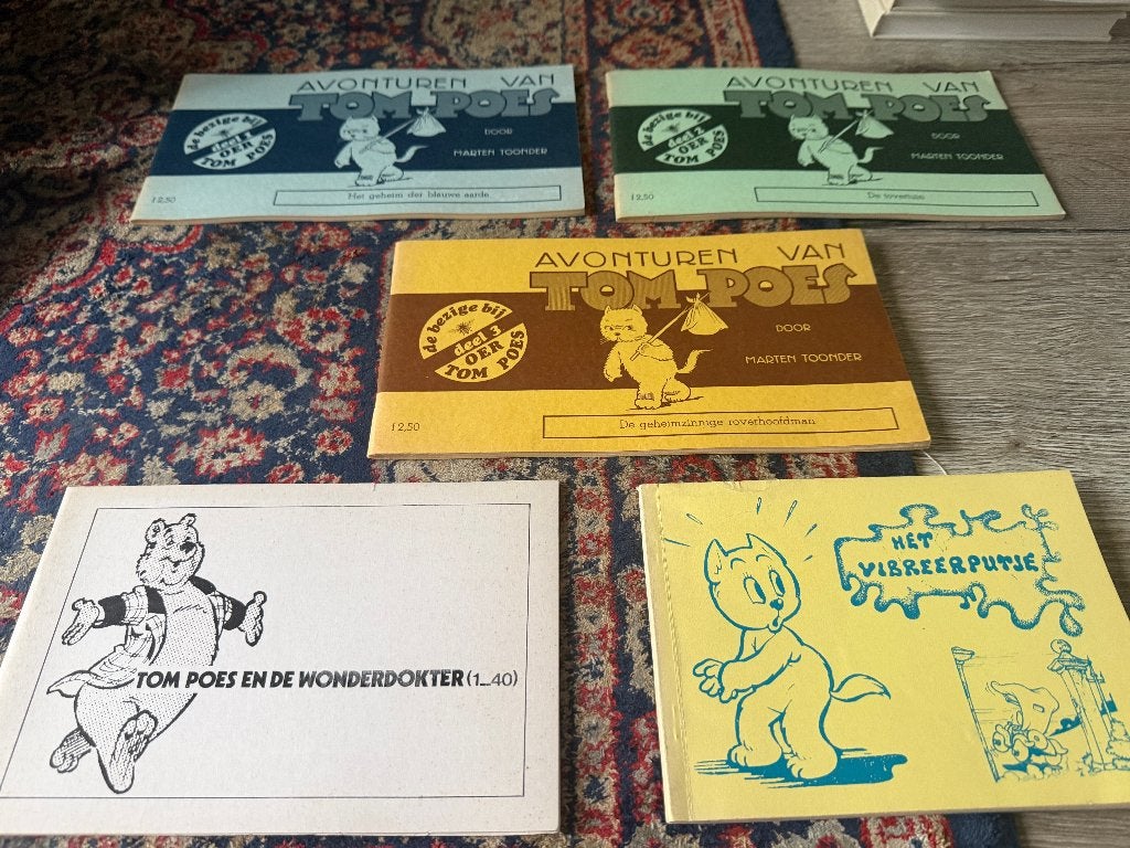 5 x Tom Poes., Complete serie of reeks, Ophalen of Verzenden, Zo goed als nieuw, Marten Toonder