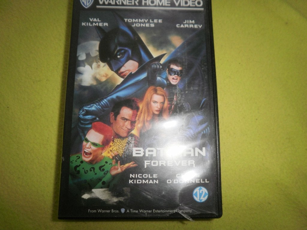 BATMAN FOREVER! Aktie Speelfilm Op VIDEO!, Verzenden, Alle leeftijden, Overige typen, Zo goed als nieuw
