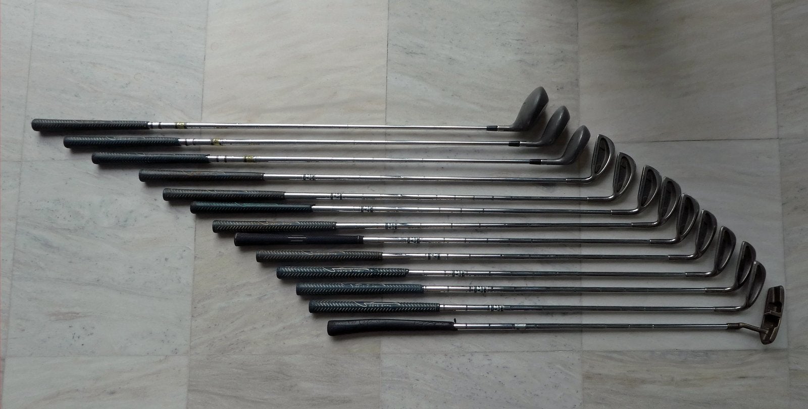 Complete dames golfset: rolley, tas, woods, ijzers, putter,, Ophalen, Gebruikt, Set