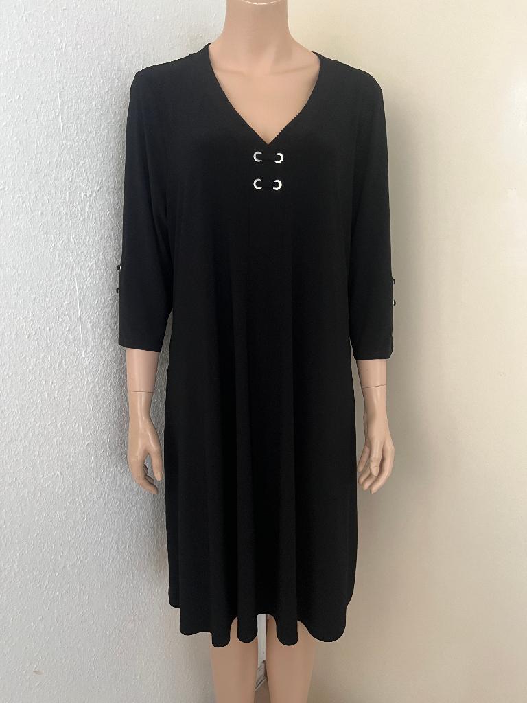 JOSEPH RIBKOFF   mooie jurk  MAAT 46  ALS NIEUW, Zwart, Maat 46/48 (XL) of groter, Joseph Ribkoff, Ophalen of Verzenden
