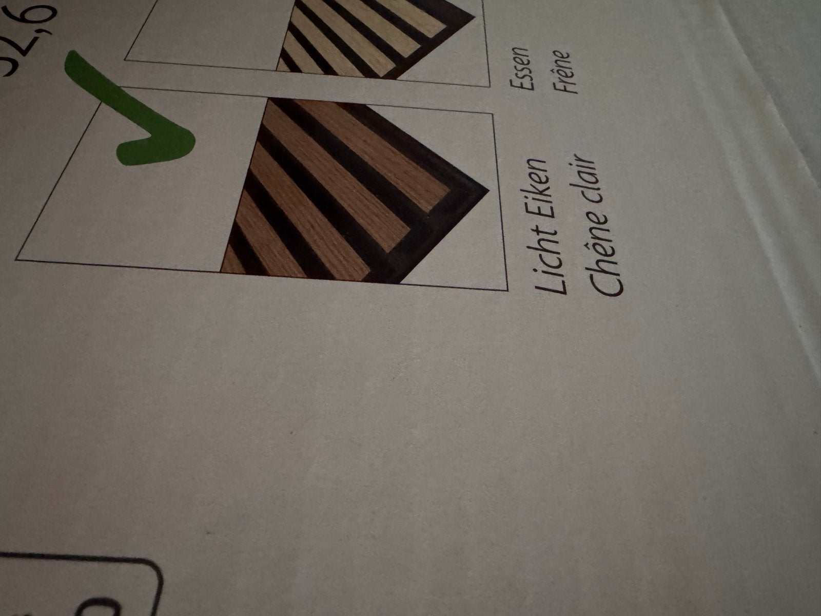 2x Licht Eiken Lattenwand 260 x 52,6 cm, 22 mm dikte, Ophalen, Minder dan 25 mm, Eiken, Overige typen