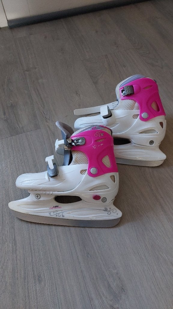 Verstelbare kinderschaatsen maat 34-37, Gebruikt, Ophalen of Verzenden, IJshockeyschaatsen, Nijdam
