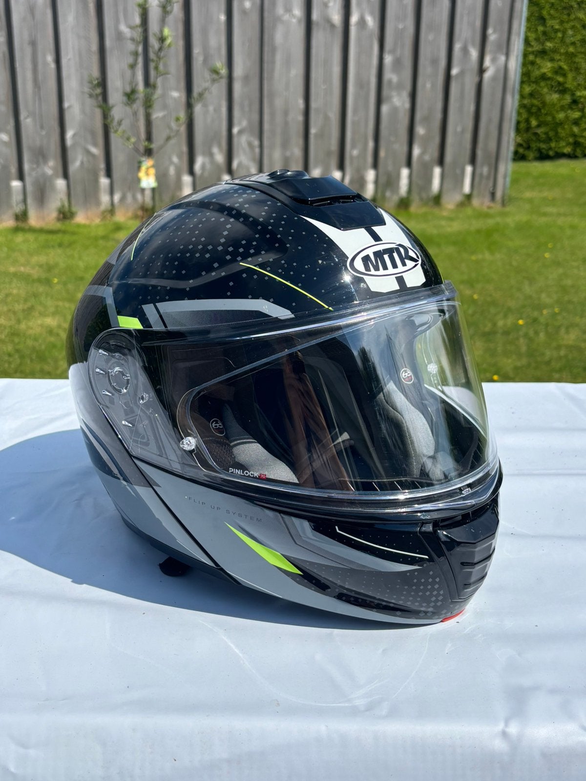 MTR K-4 Evo Fusion systeem helm, Motoren, Kleding | Motorhelmen, Overige merken, M, Systeemhelm, Ophalen of Verzenden