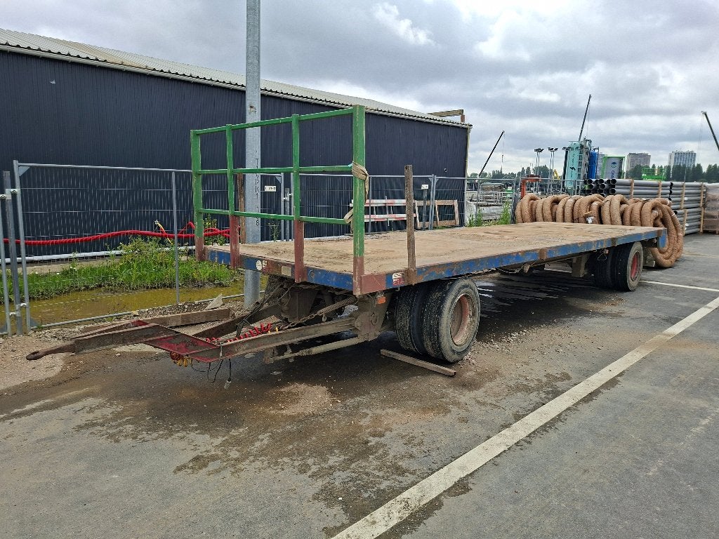 Platte wagen/ aanhanger/ kar, Ophalen, Gebruikt