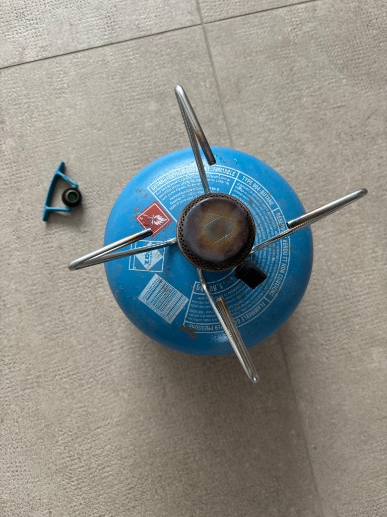 Campinggaz gastank 904 + brander, Ophalen, Gebruikt