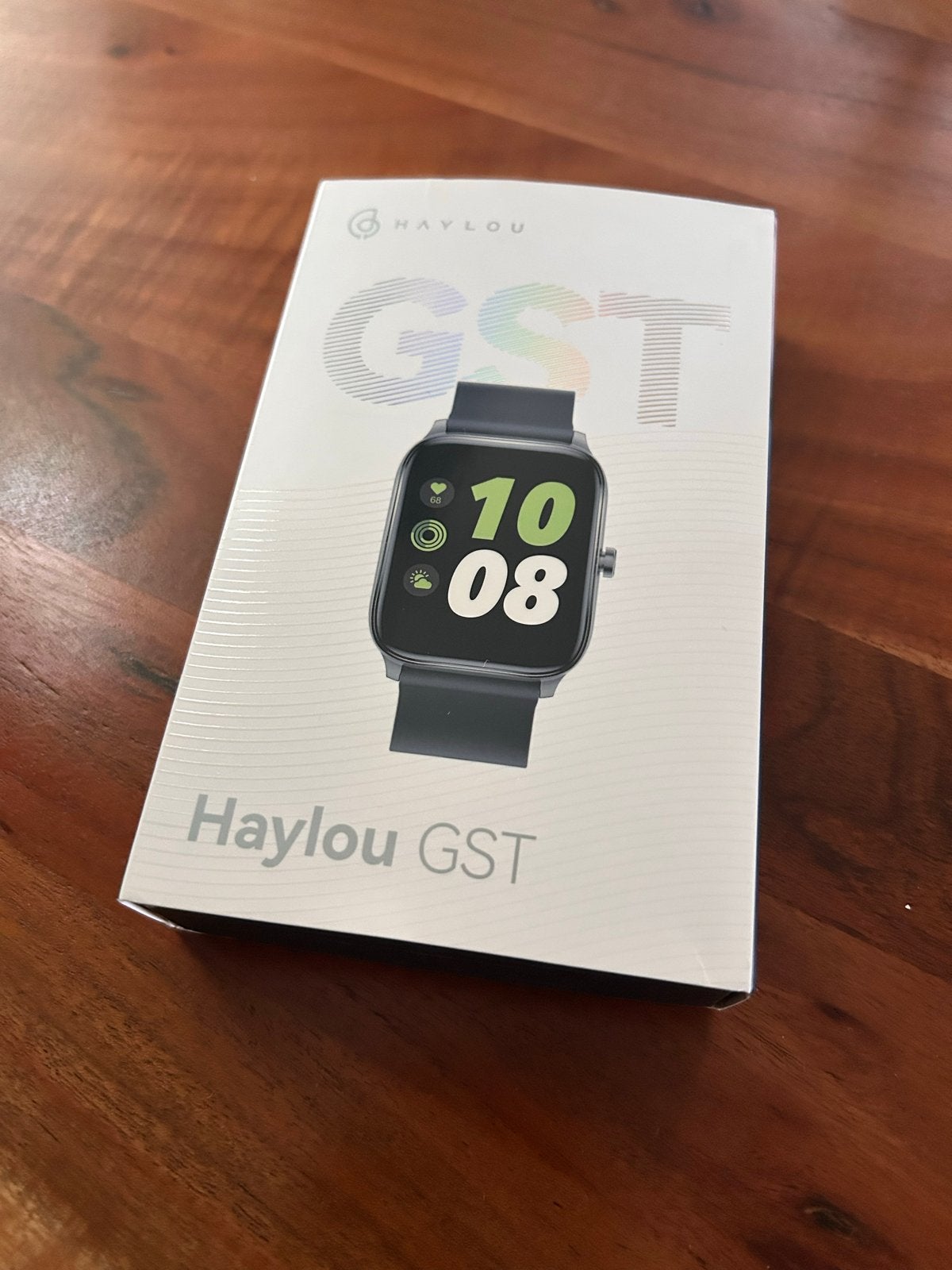 Haylou GST Smartwatch - Zo goed als nieuw, Hartslag, Zwart, Ophalen of Verzenden, Zo goed als nieuw