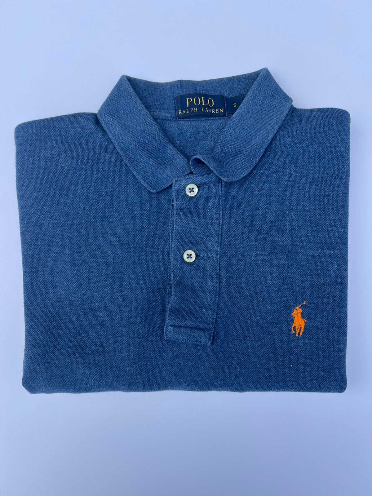 Ralph Lauren polo blauw, Kleding | Heren, Polo's, Zo goed als nieuw, Maat 46 (S) of kleiner, Blauw, Ophalen of Verzenden