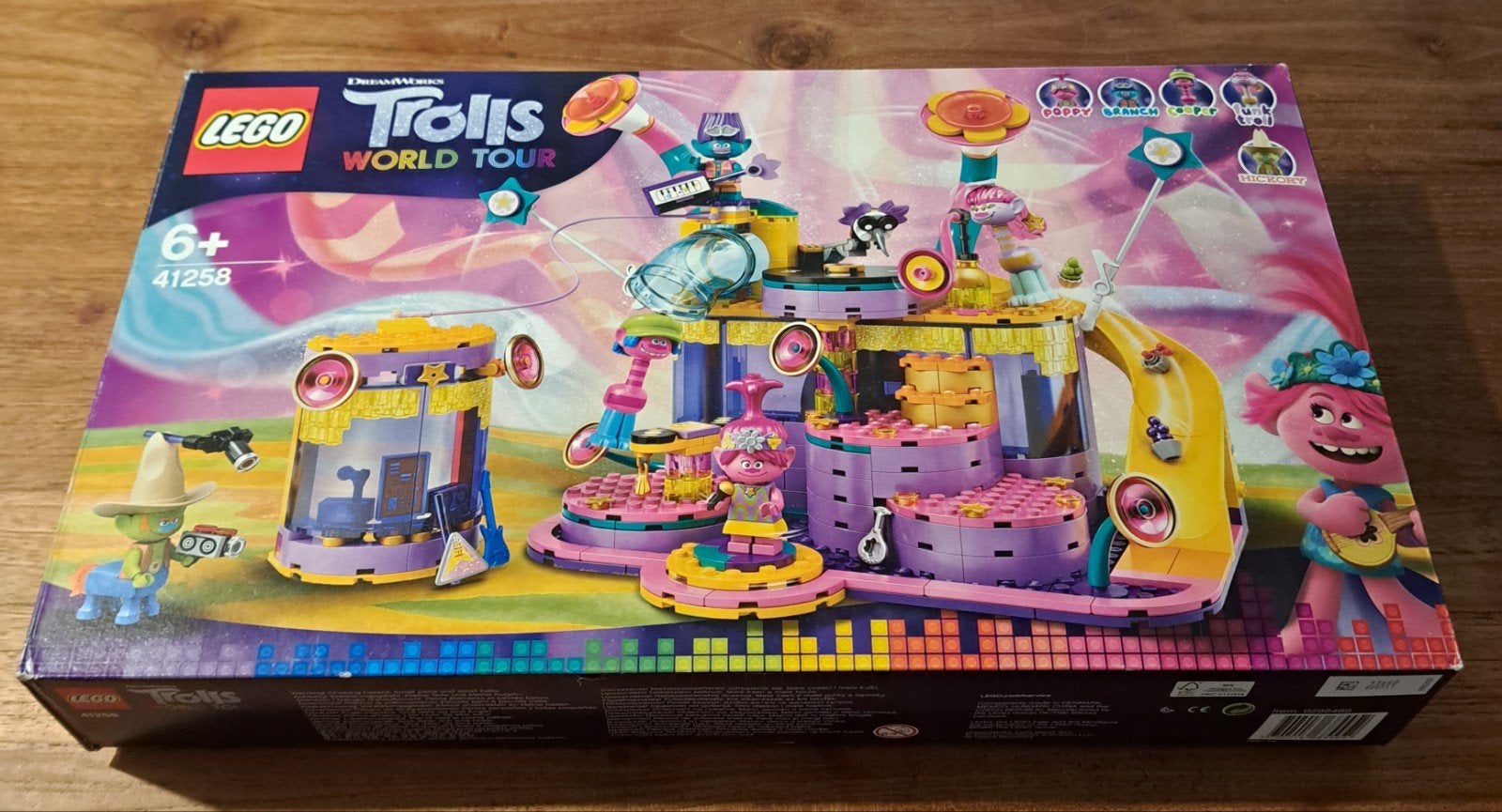 Lego 41258 Trolls World Tour Pop City Concert - Zeldzaam!, Inclusief instructies, Overige thema's, Lego, Ophalen of Verzenden