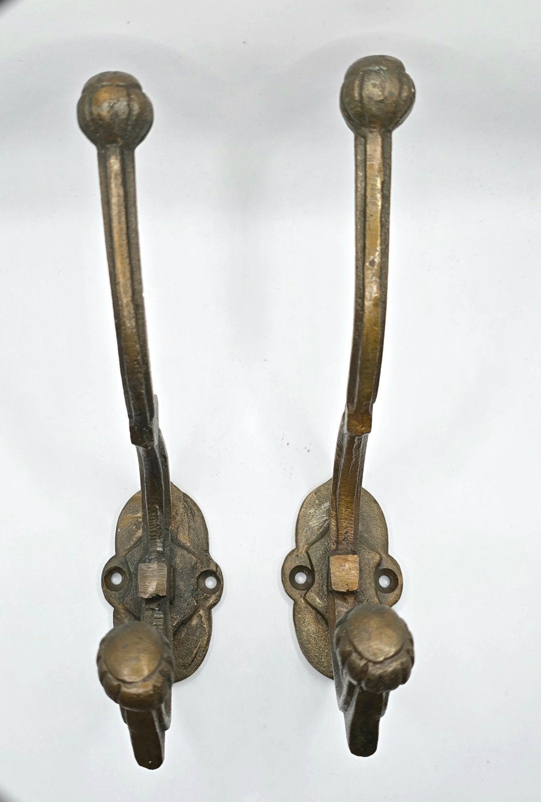 Antieke Sierlijke Kapstokhaak, 2x stuks, Ophalen of Verzenden