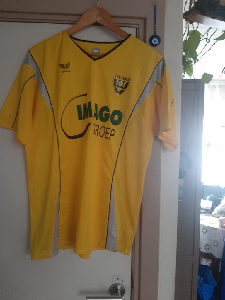VVV-Venlo Erima Thuisshirt - Geel - Maat L, Sport en Fitness, Ophalen of Verzenden, Zo goed als nieuw, Shirt