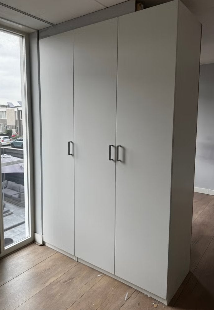 IKEA PAX WITTE KLEDINGKAST 150x58x236 cm, Gebruikt, 200 cm of meer, 150 tot 200 cm, 50 tot 75 cm