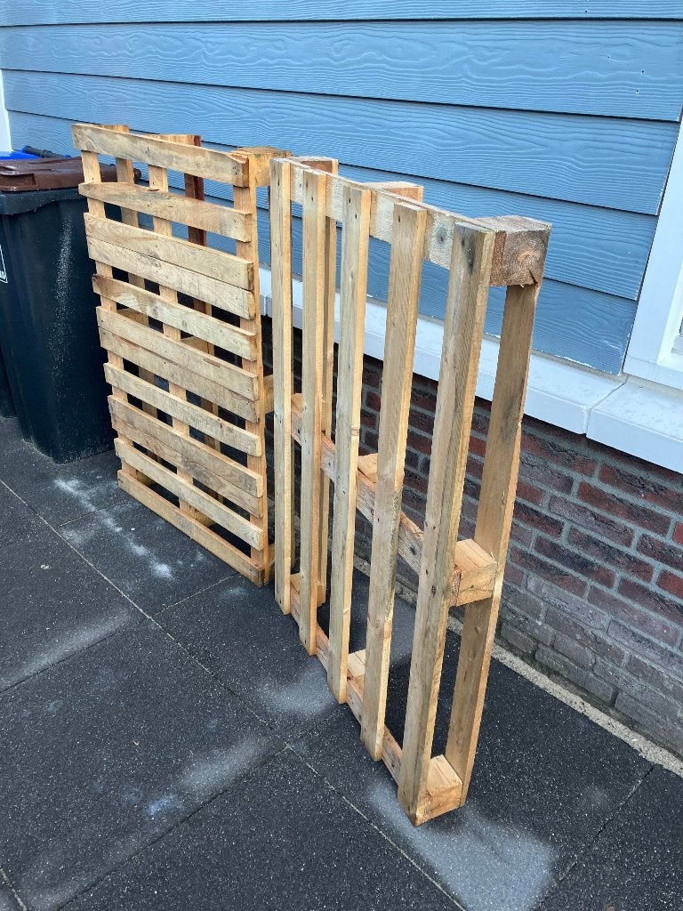 3 gratis pallets, Ophalen, Zo goed als nieuw, Pallet, Minder dan 200 cm