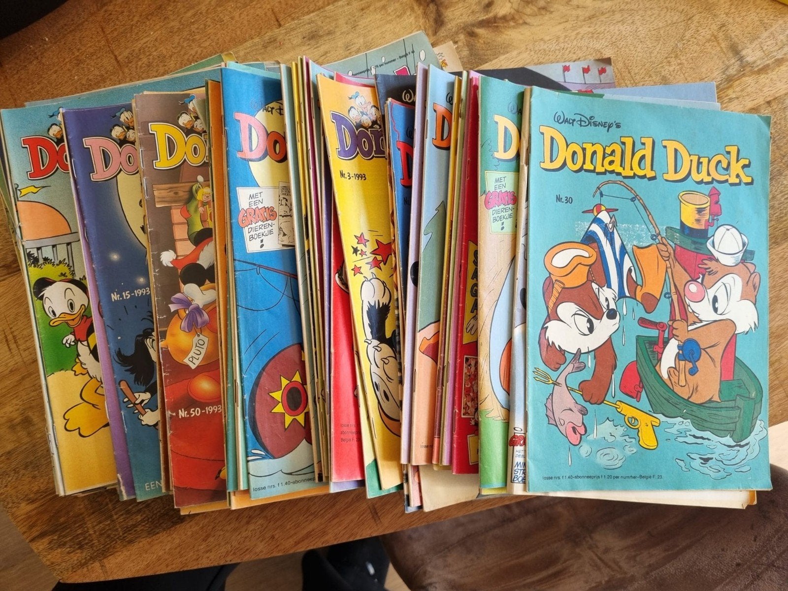 Donald Duck stripbladen 1981 & 1993 - Collectie, Meerdere stripboeken, Ophalen of Verzenden, Gelezen