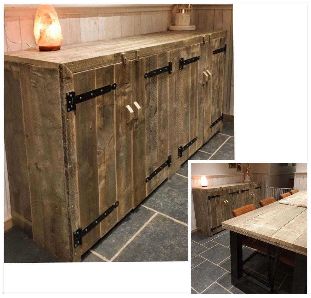 Dressoir steigerhout. Kast op maat-model gemaakt. NIEUW, Ophalen of Verzenden, Nieuw, 25 tot 50 cm