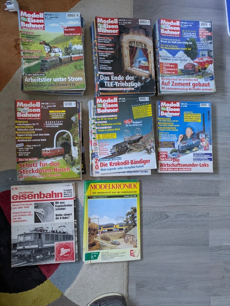 Diverse tijdschriften voor de modelbaan, Overige merken, Gelijkstroom of Wisselstroom, Zo goed als nieuw, Boek, Tijdschrift of Catalogus