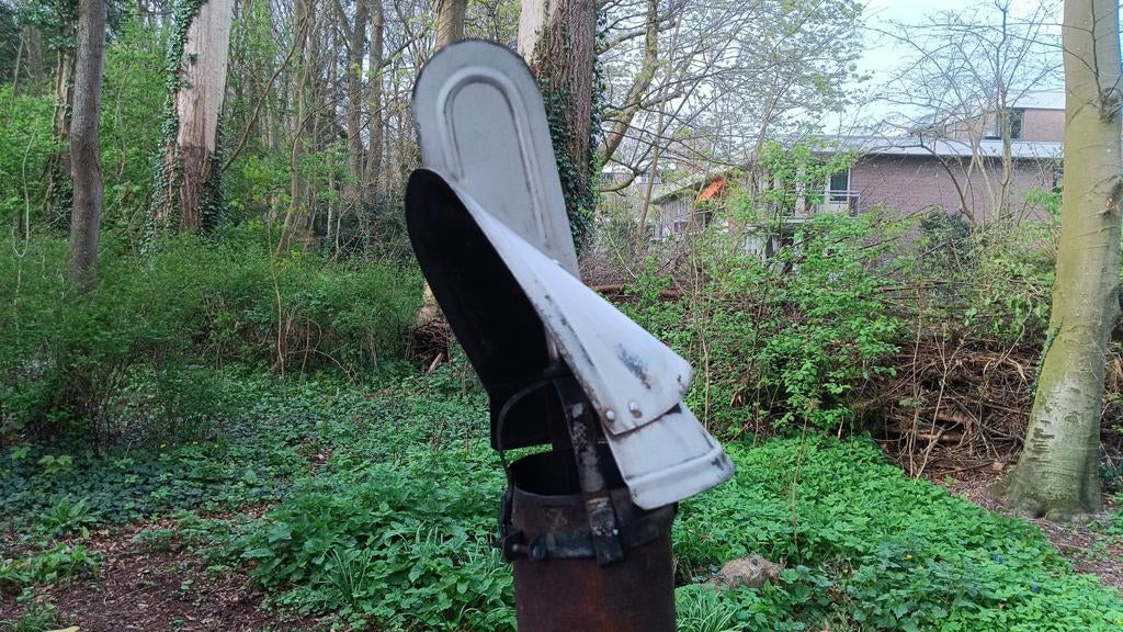 Metalen schoorsteenkap / gek Ø 13-15 cm, Huis en Inrichting, Haarden, Houthaard, Ophalen of Verzenden