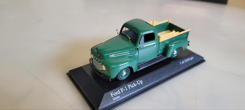 Minichamps 1949 Ford F1 Pick_up, Ophalen of Verzenden, Zo goed als nieuw, Auto, MiniChamps