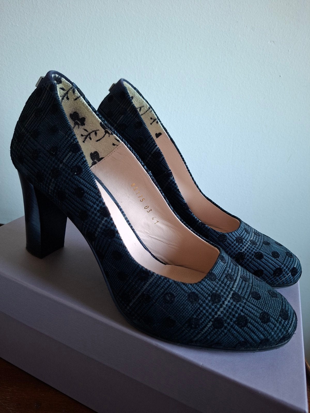 Pumps, Floris van Bommel, donkerblauw, maat 41, Ophalen, Pumps, Blauw, Floris van Bommel