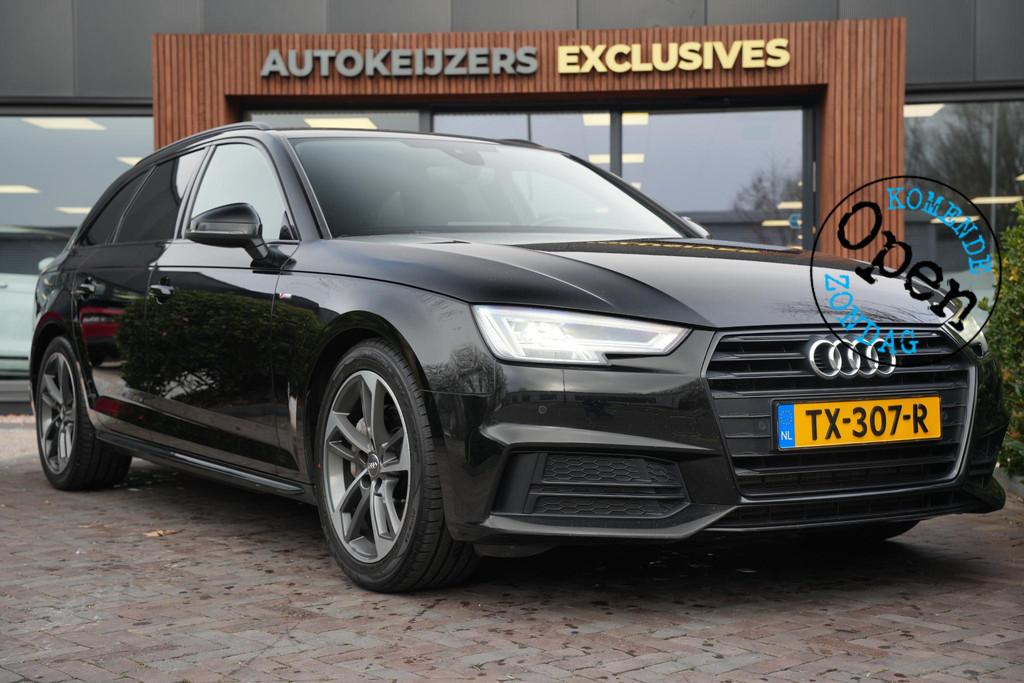 Audi A4 Avant 3.0 TDI S Line B&O Cruise Clima Stoelverw. Amb, Auto's, Gebruikt, A4, Zwart, 218 pk