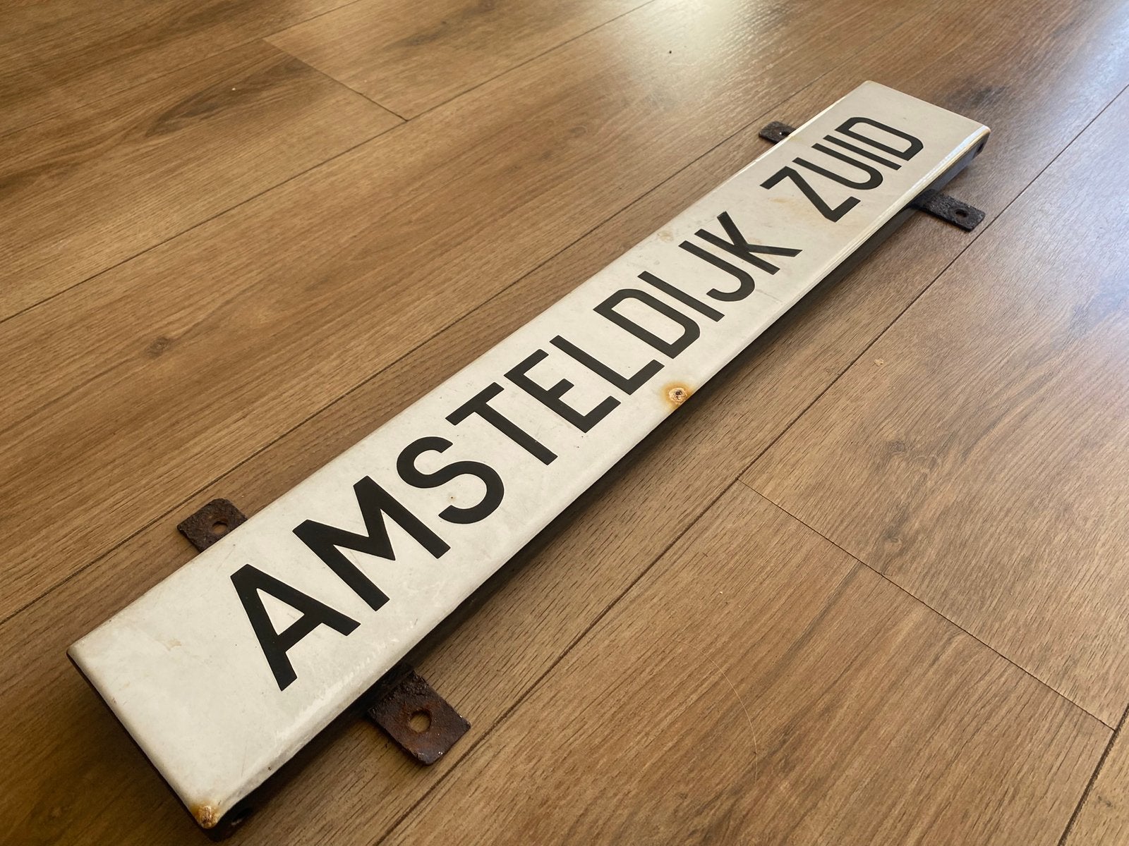 Mooi straatnaam bord Amsterdam, Ophalen of Verzenden