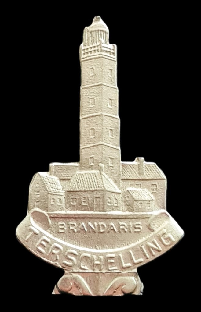 Terschelling- Brandaris speld. zilverkleur, Verzenden, Nieuw, Stad of Land, Speldje of Pin