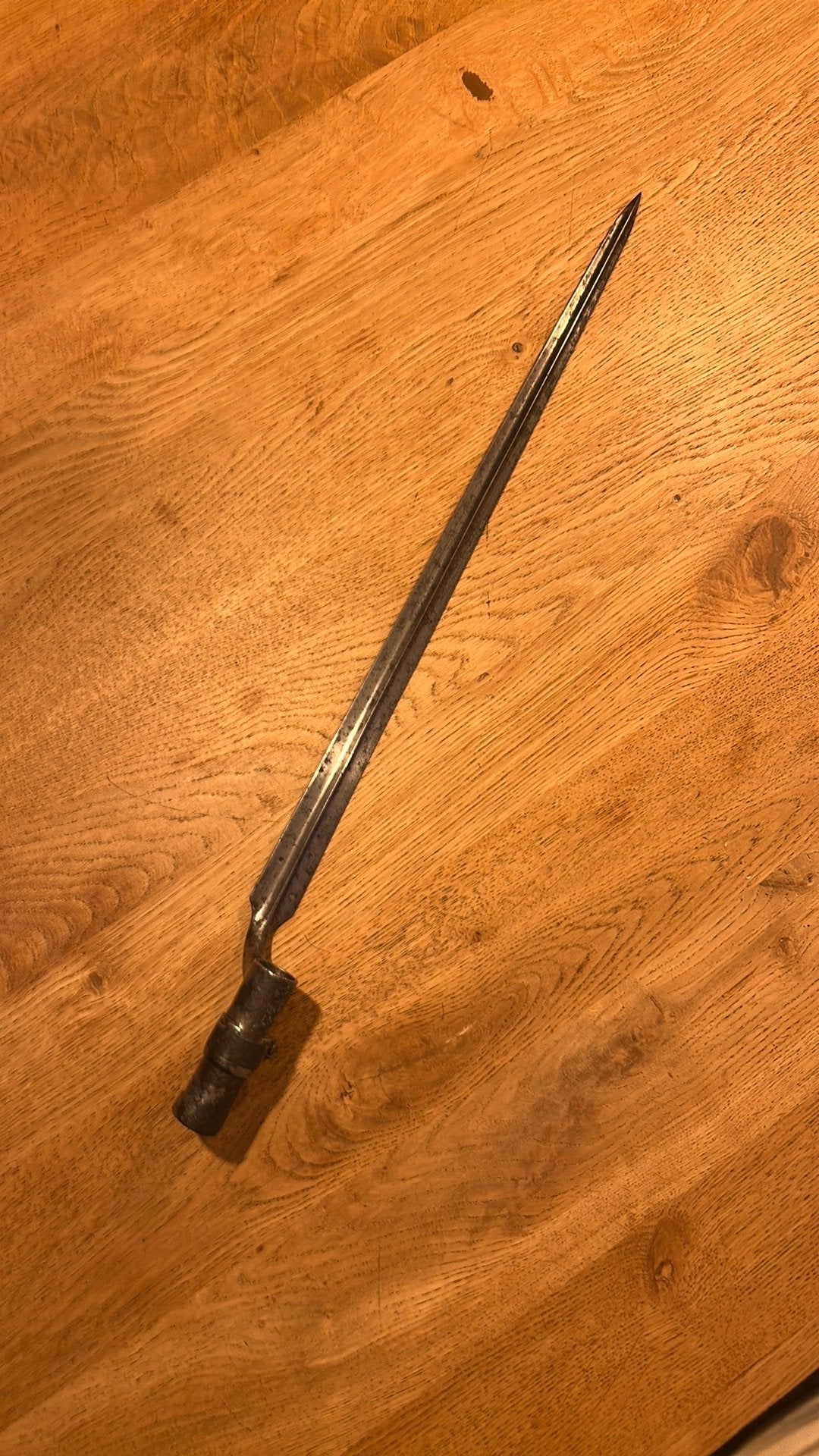 Oostenrijkse socket bajonet M1854 (AT2601), Verzenden, Landmacht, Overige gebieden, Mes of Dolk