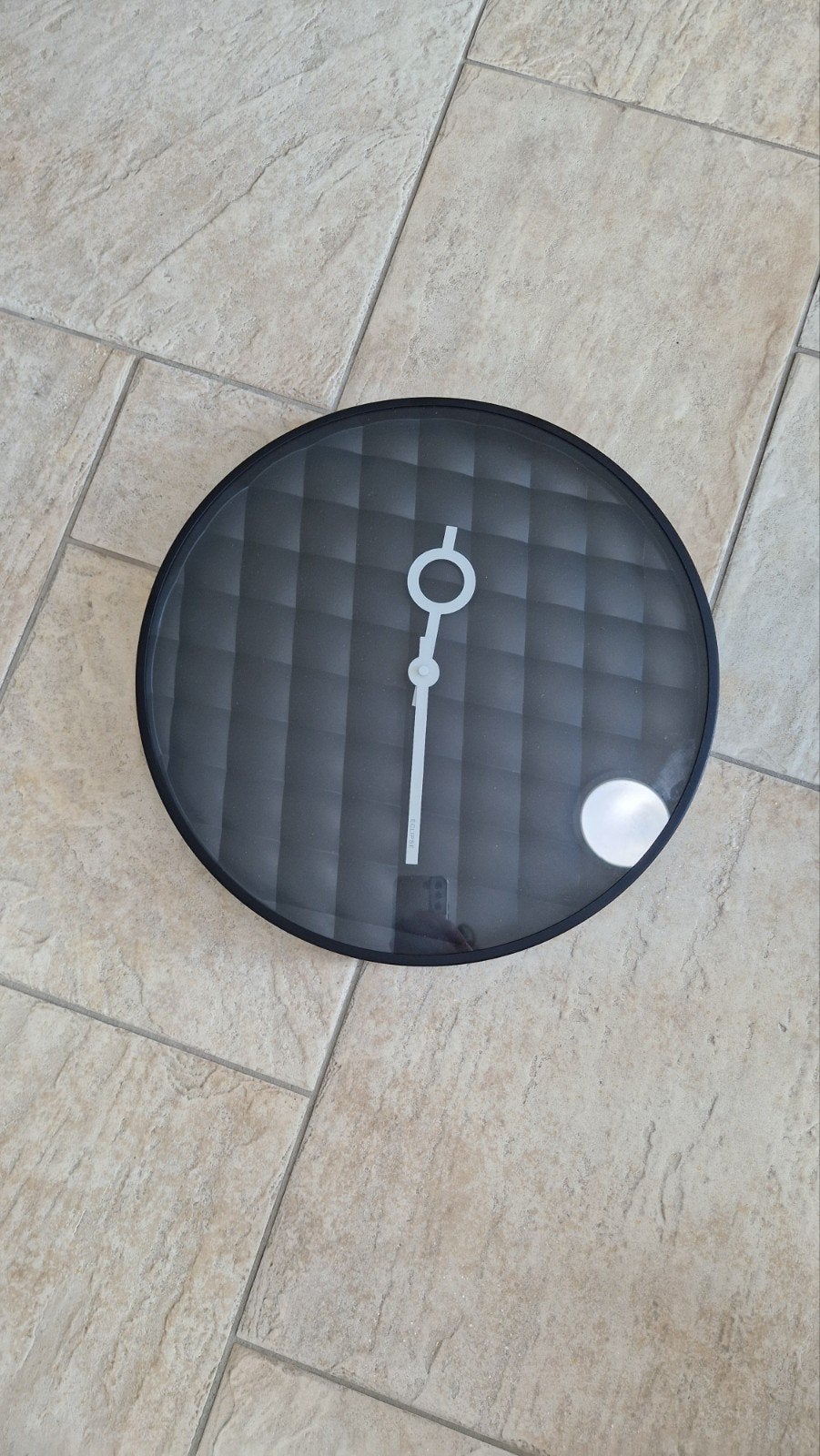 Moderne STILLE Wandklok " merk eclips ", Huis en Inrichting, Ophalen, Zo goed als nieuw, Wandklok