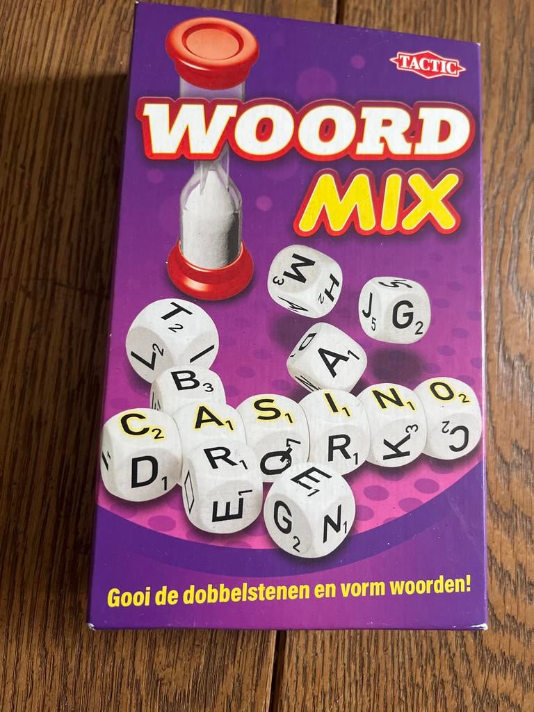 Tactic Woord Mix - Woordspel met dobbelstenen, Een of twee spelers, Ophalen of Verzenden, Nieuw