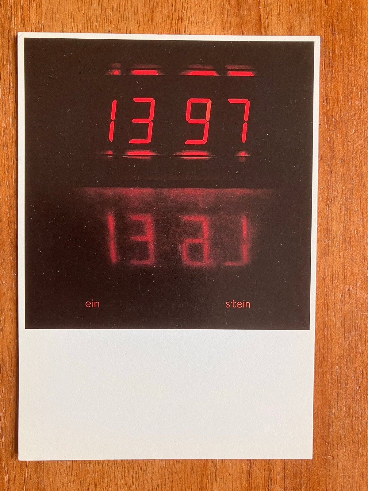 Rob Scholte - E=Mc2 - Kunstkaart (1984), Ophalen of Verzenden, 1980 tot heden, Ongelopen, Sterren en Beroemdheden