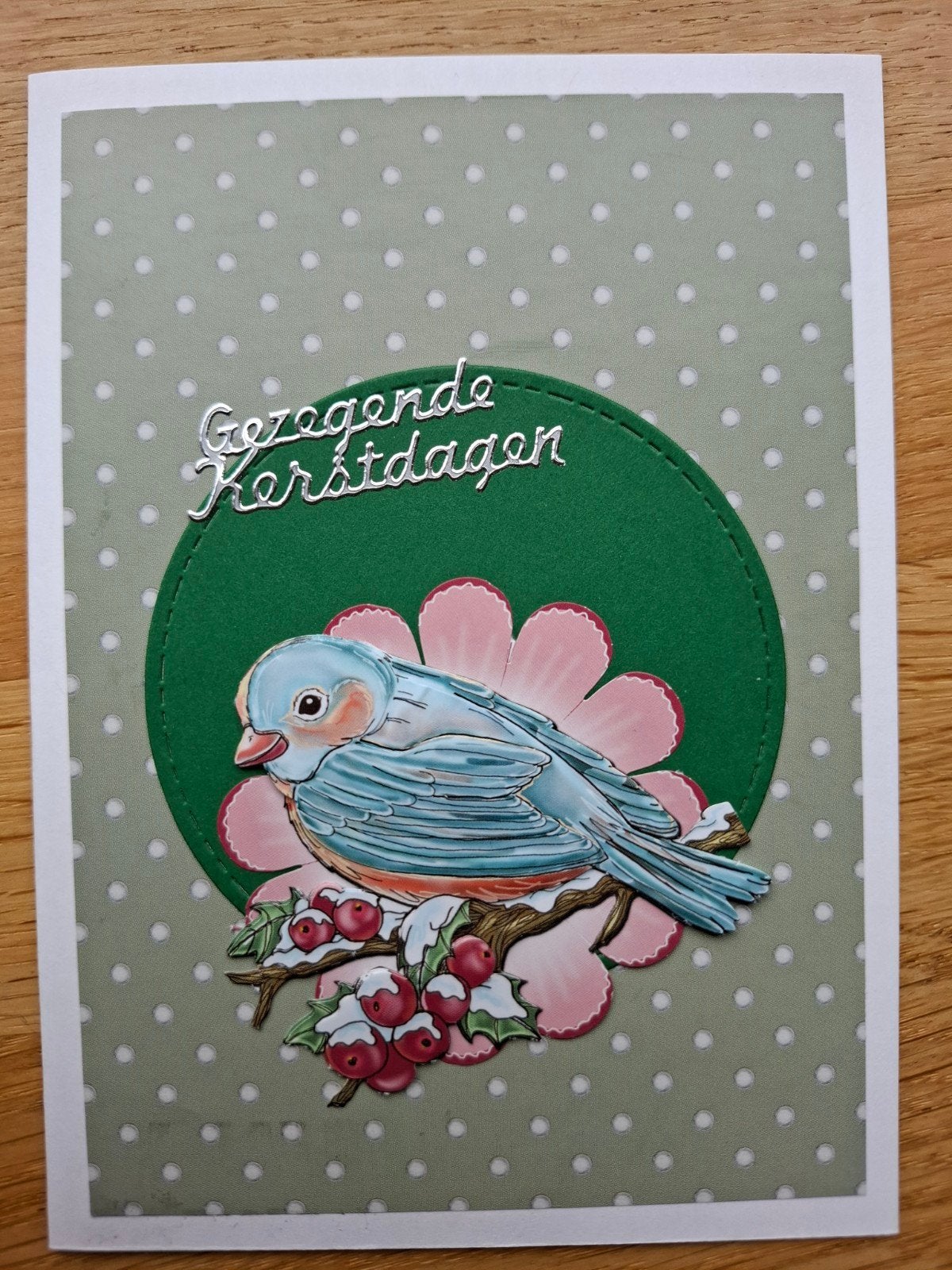 Zelfgemaakte kerstkaart, Ophalen of Verzenden, Nieuw, Kerst