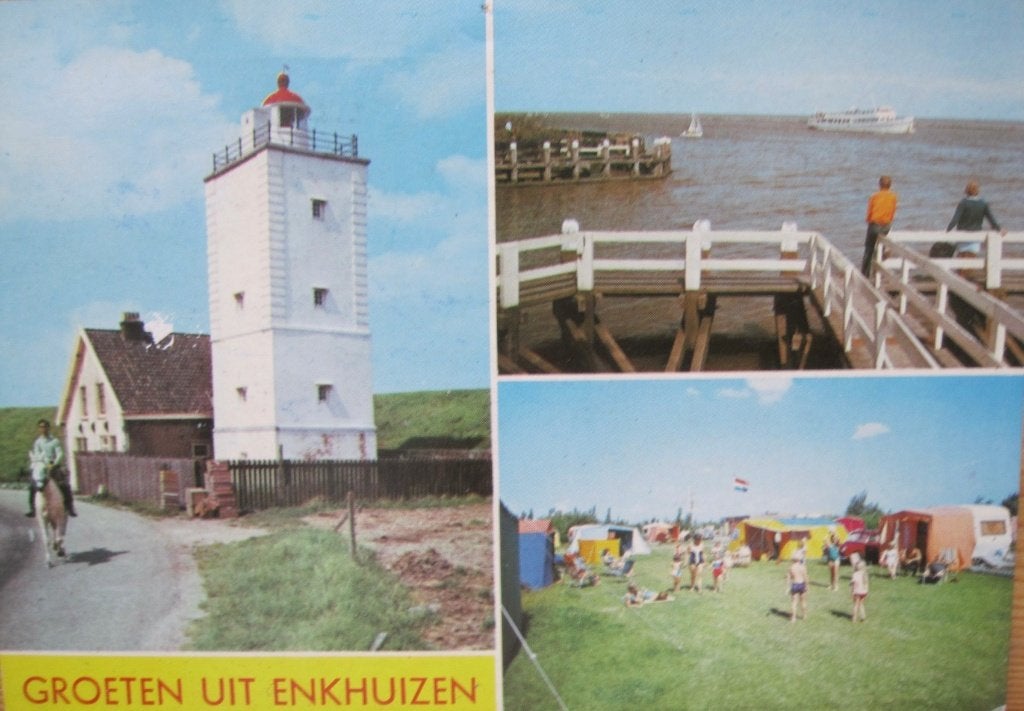 Groeten uit Enkhuizen -1979, Verzenden, 1960 tot 1980, Gelopen, Noord-Holland
