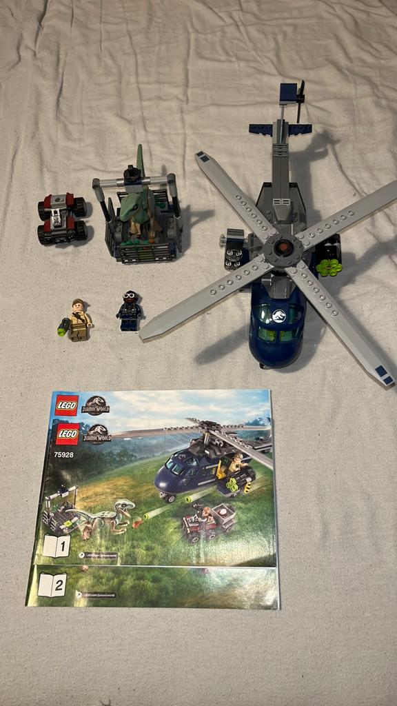 Lego Jurassic world set 75928, Jurassic World, Lego, Ophalen of Verzenden, Zo goed als nieuw
