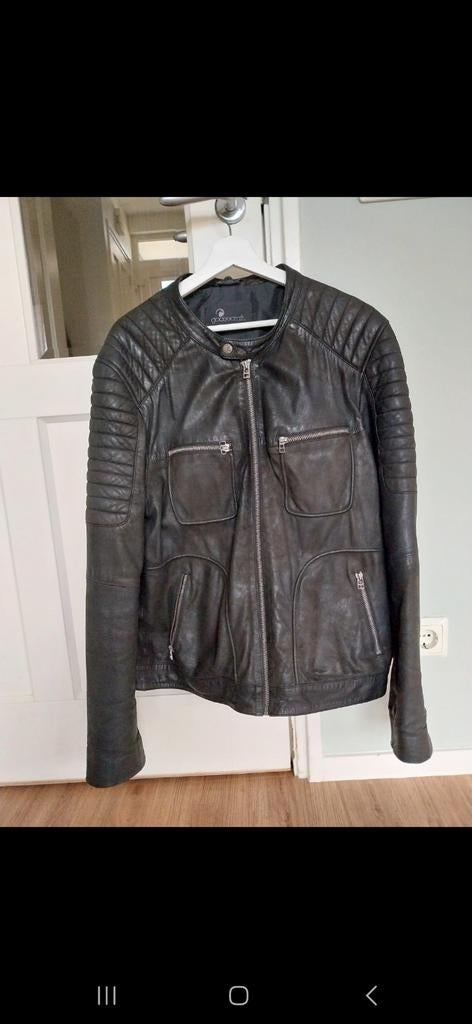 Goosecraft Zwart Leren Heren Jack - Maat XXXL, Zwart, Goosecraft, Overige maten, Ophalen of Verzenden