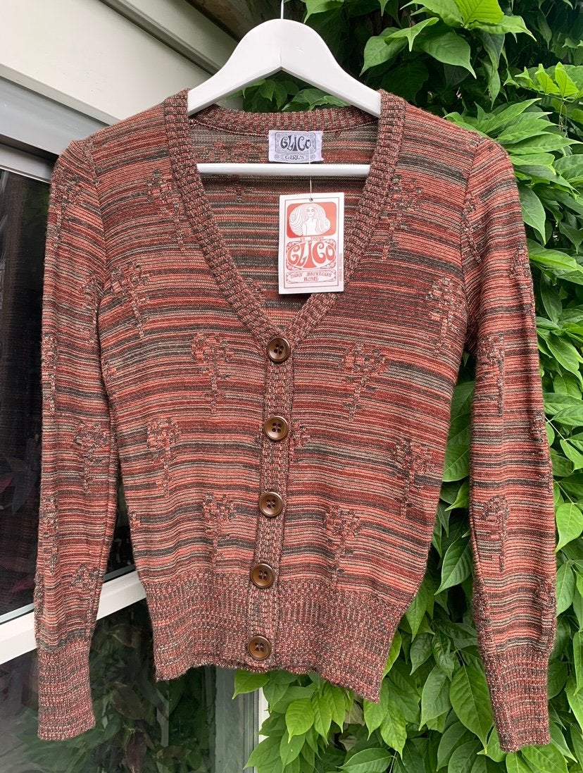 Old stock 70s gebreid gemêleerd vestje, maat S, Kleding | Dames, Ophalen of Verzenden, Nieuw, Maat 36 (S), Overige kleuren