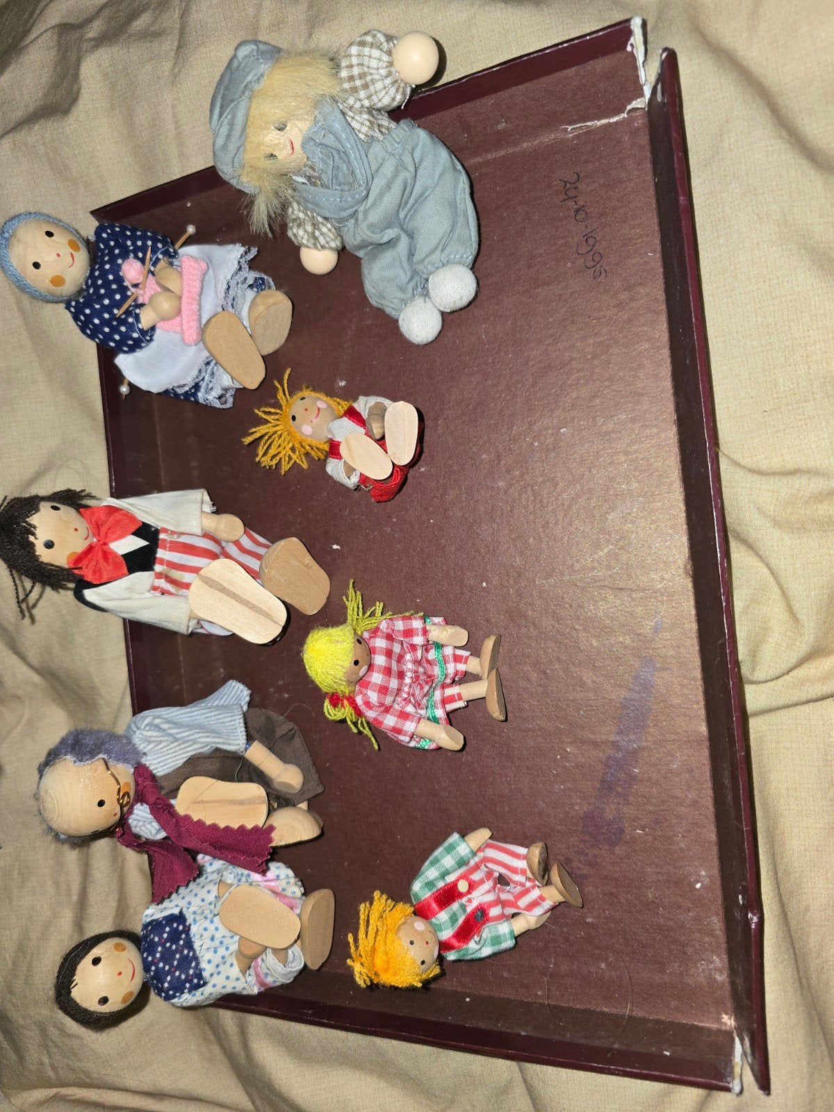 vintage poppenhuis poppetjes, Ophalen of Verzenden, Gebruikt, Poppenhuis