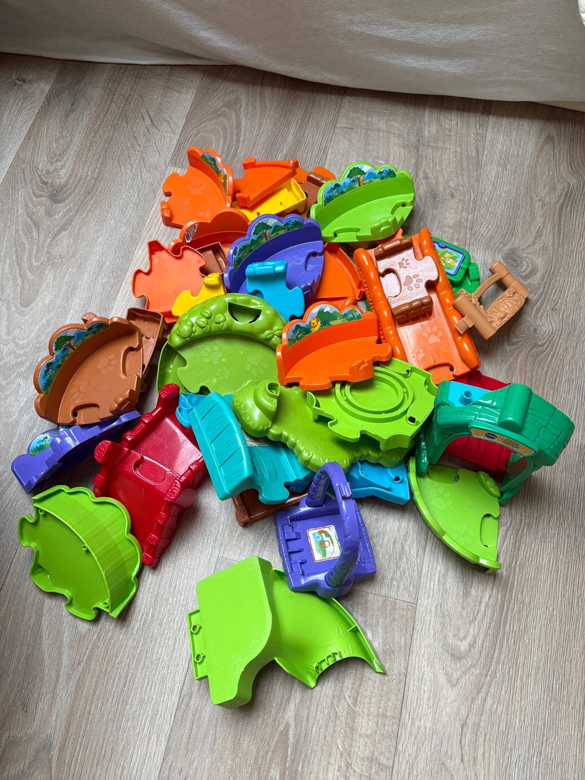 Zoef zoef dieren set wegdelen, Ophalen, Gebruikt, 2 tot 4 jaar